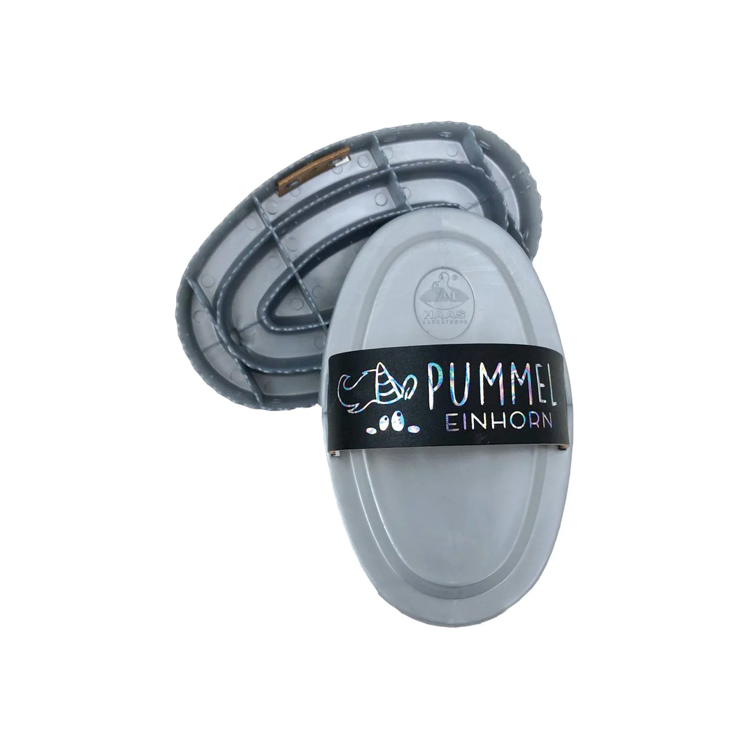 PUMMELEINHORN Striegel  - silber - pummel
