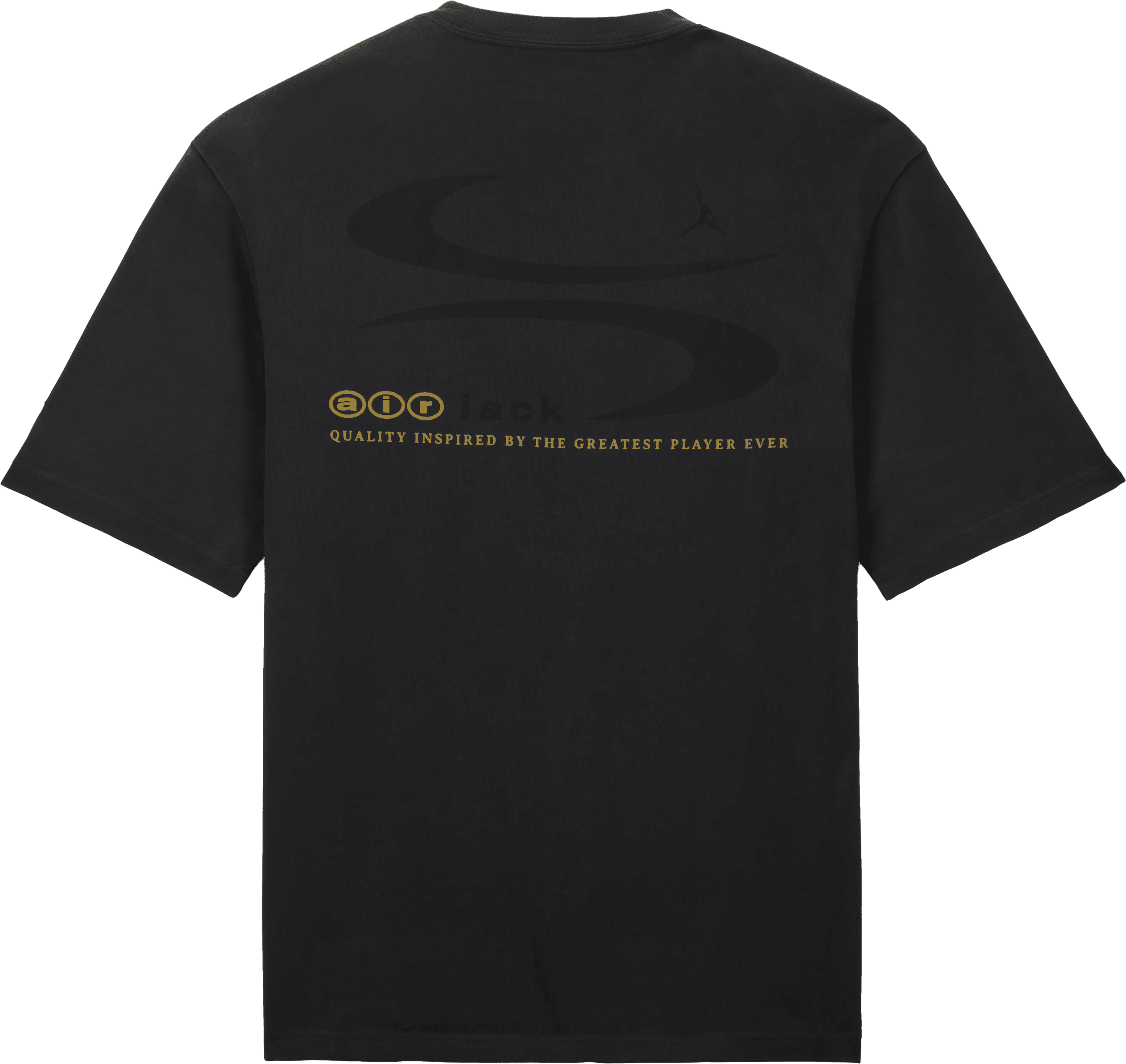 Jordan X Travis Scott Logo T-Shirt Grau F070