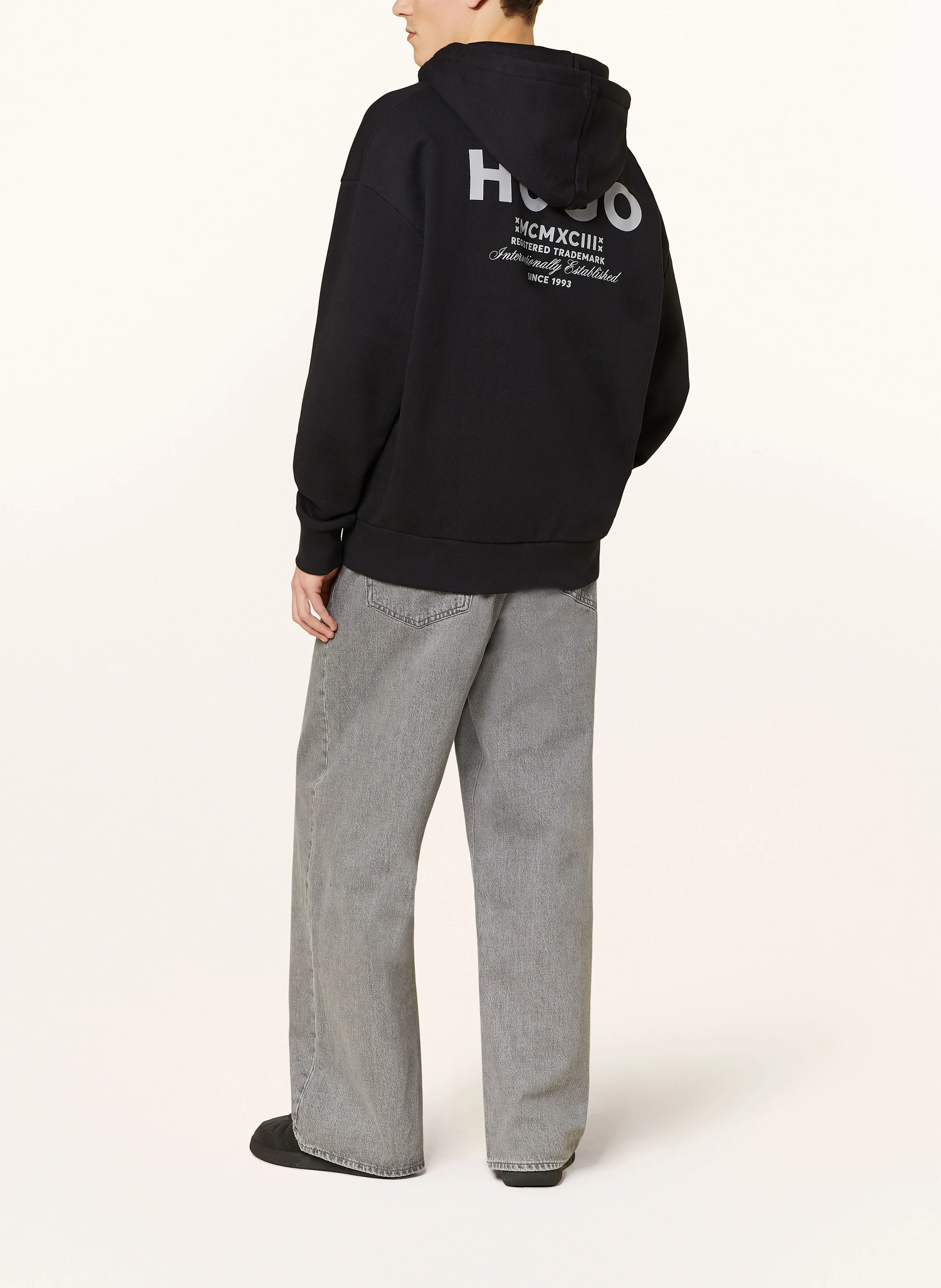 HUGO BLUE Oversized-Sweatjacke NARDIMEZ