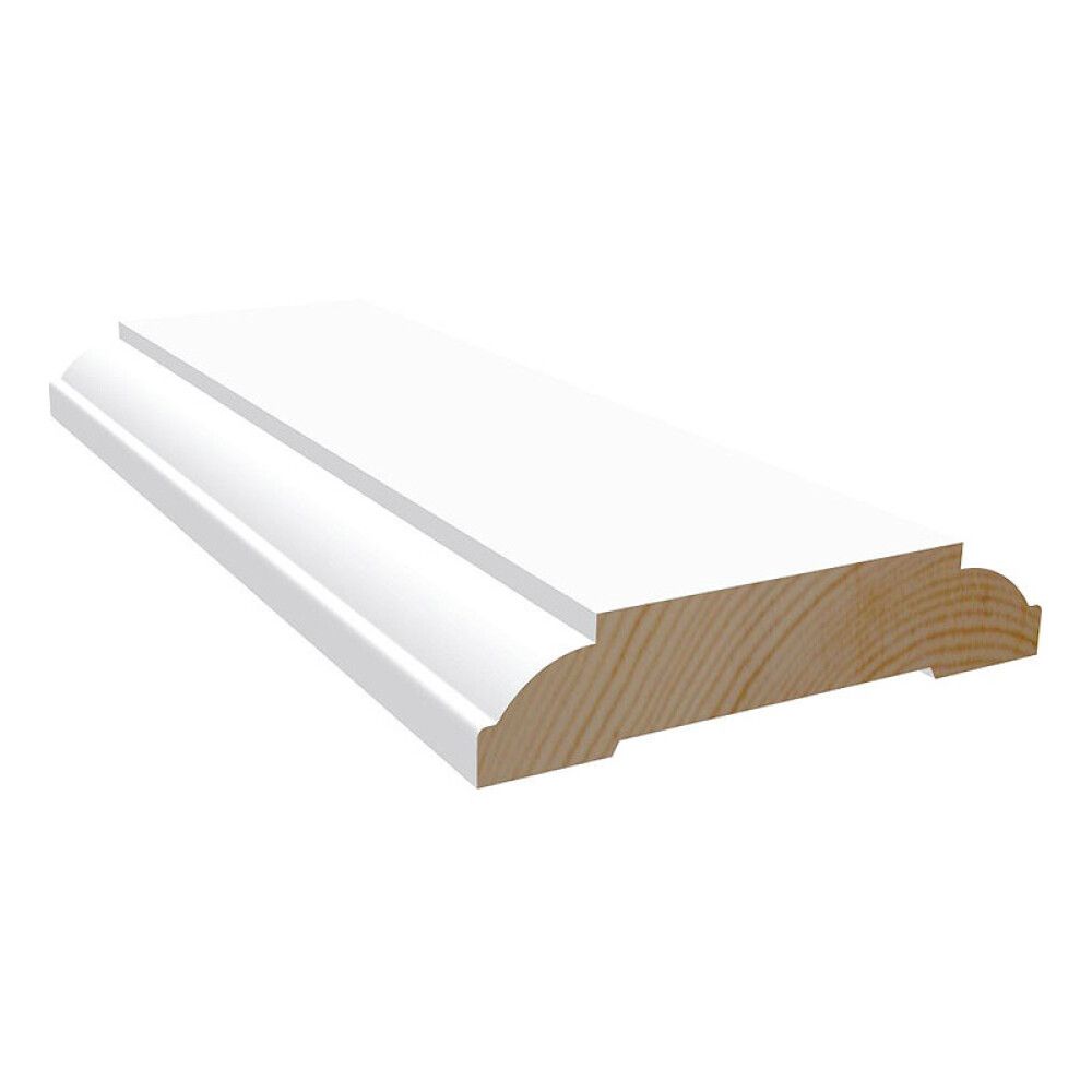 KARMLIST MOELVEN 15X70X4400MM M71 HVIT
