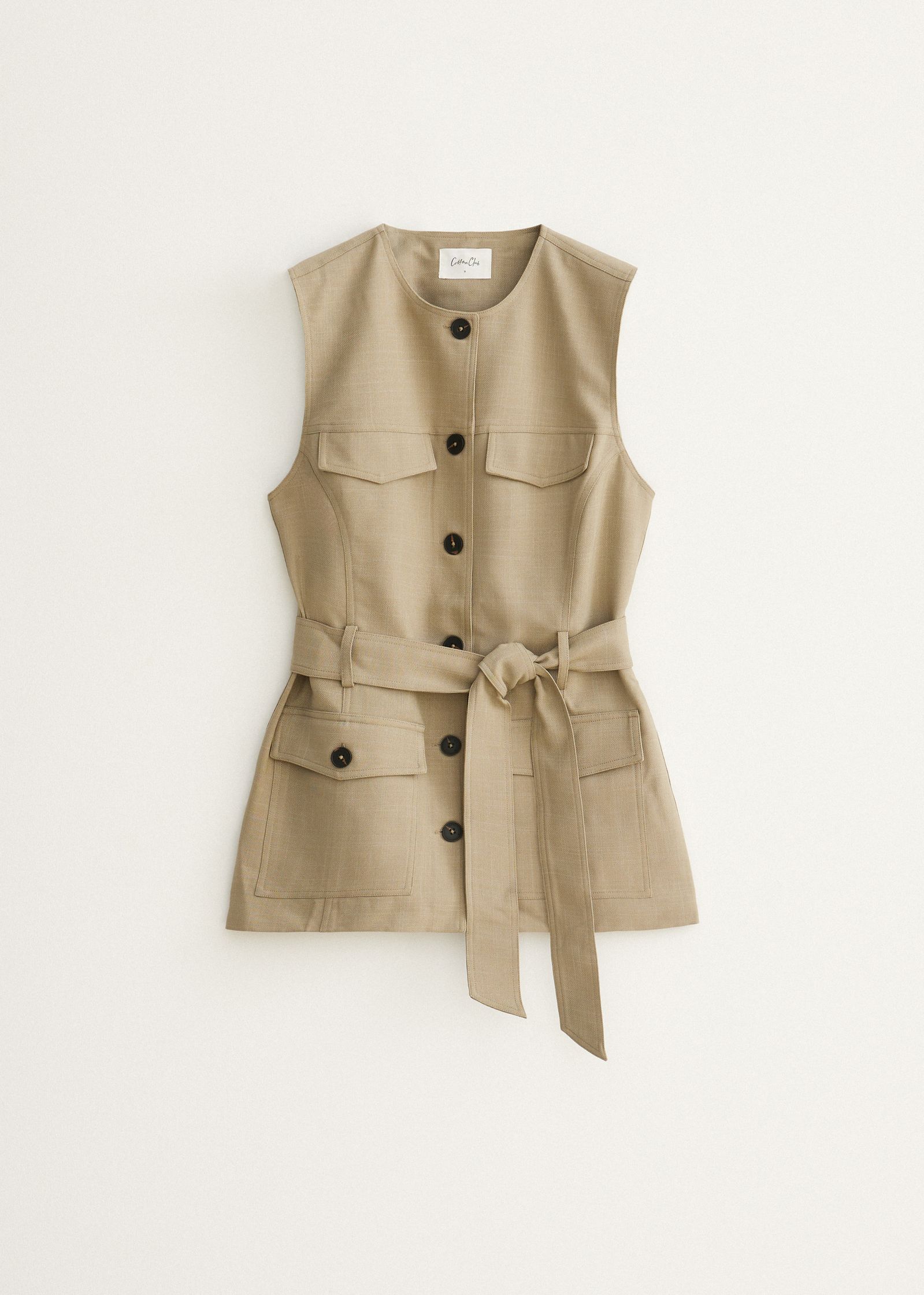 Gilet met zakken