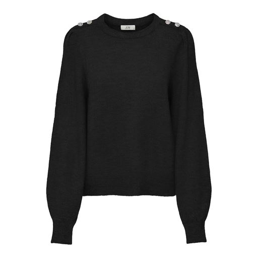 JDY Elanora Striktrøje, Black, L