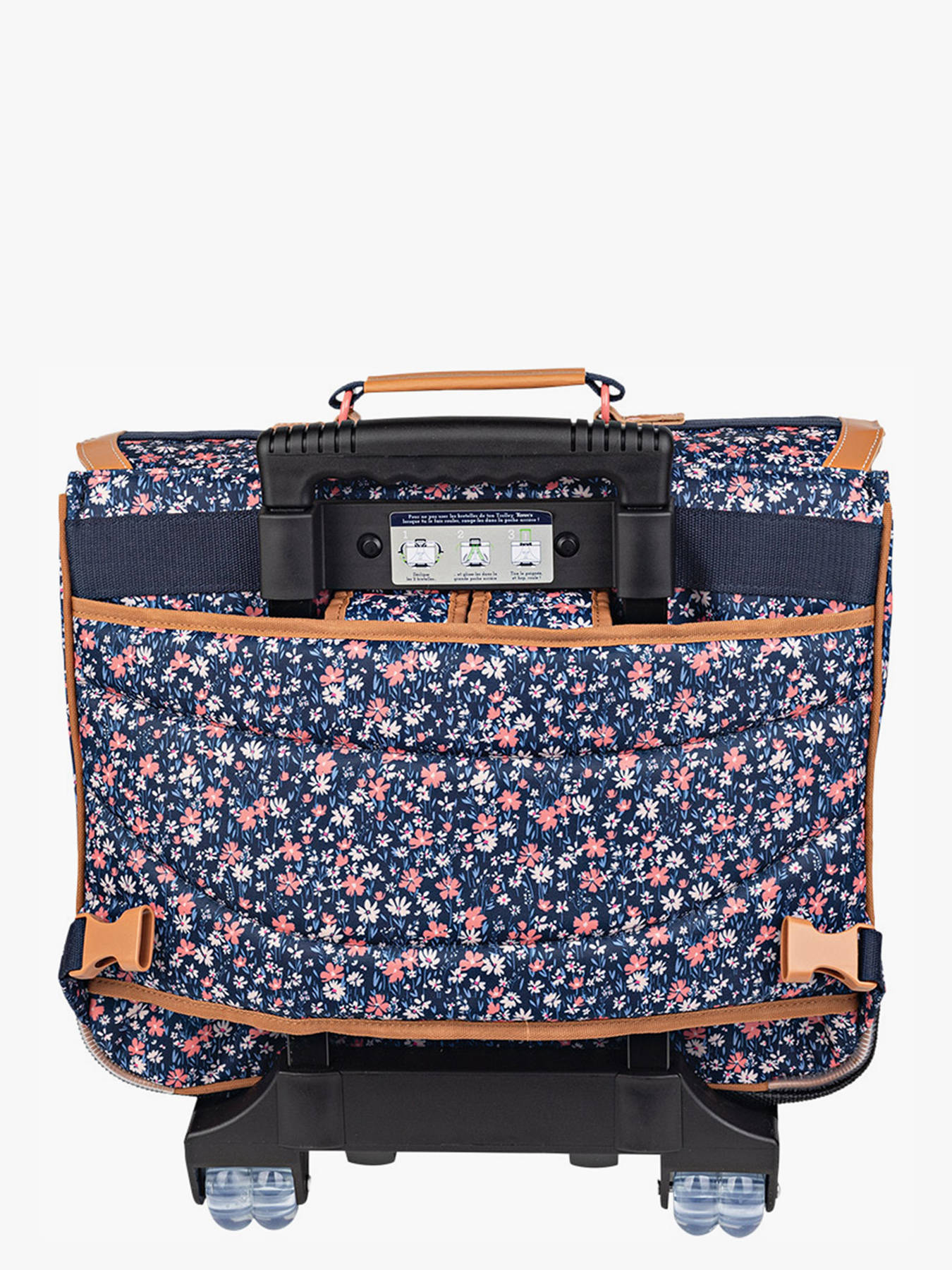 Cartable  roulettes 2 compartiments TANN'S