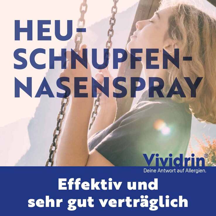 Vividrin® Mometason Heuschnupfennasenspray bei starken allergischen Beschwerden, 10 g