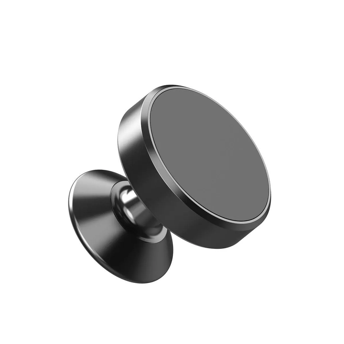 Mobilhållare Magnetisk Svart Puck med Självhäftande Tejp