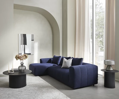 Ingvar venstrevendt sofa med chaiselong