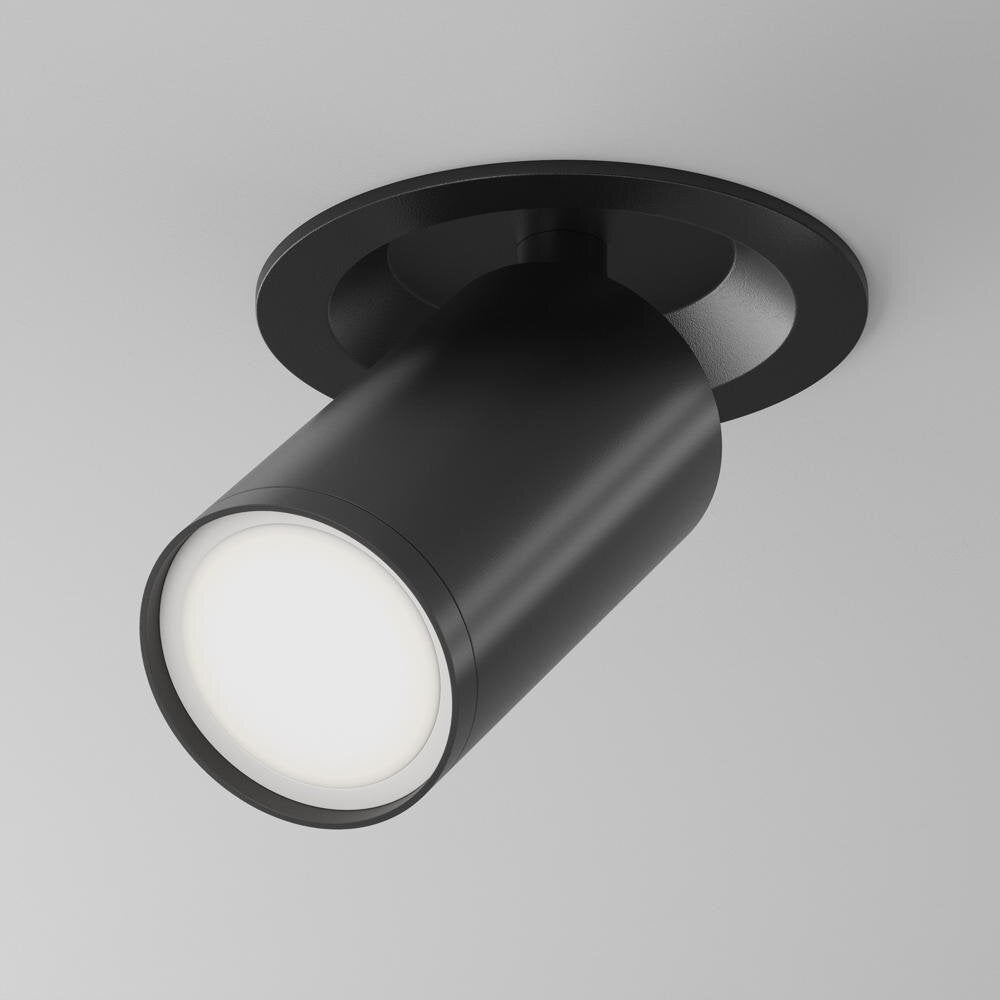 Focus inbouw plafondspot in zwart GU10
