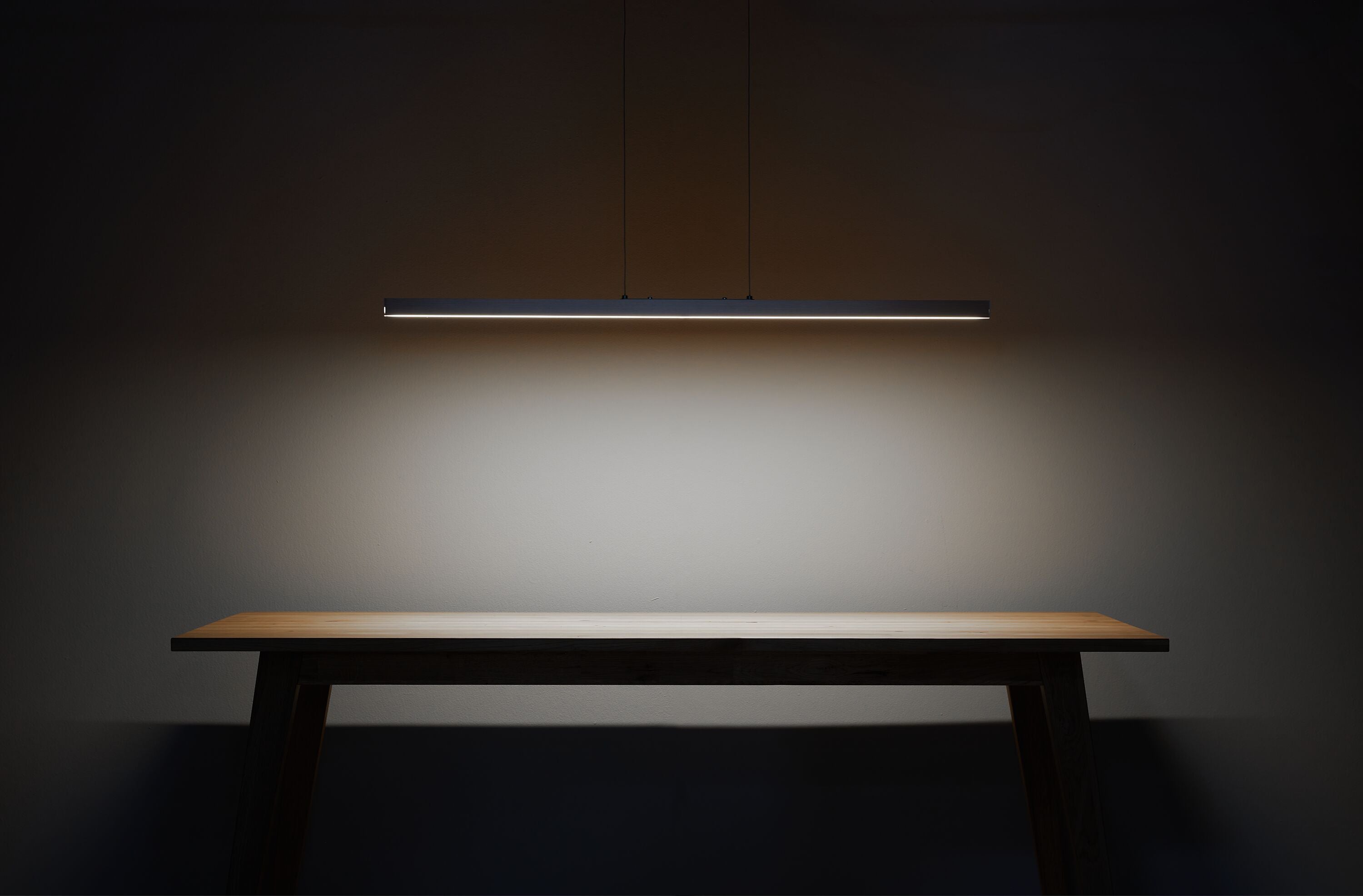 BOCA Hängeleuchte - Nickel / B: 120.0 cm x T: 1.5 cm