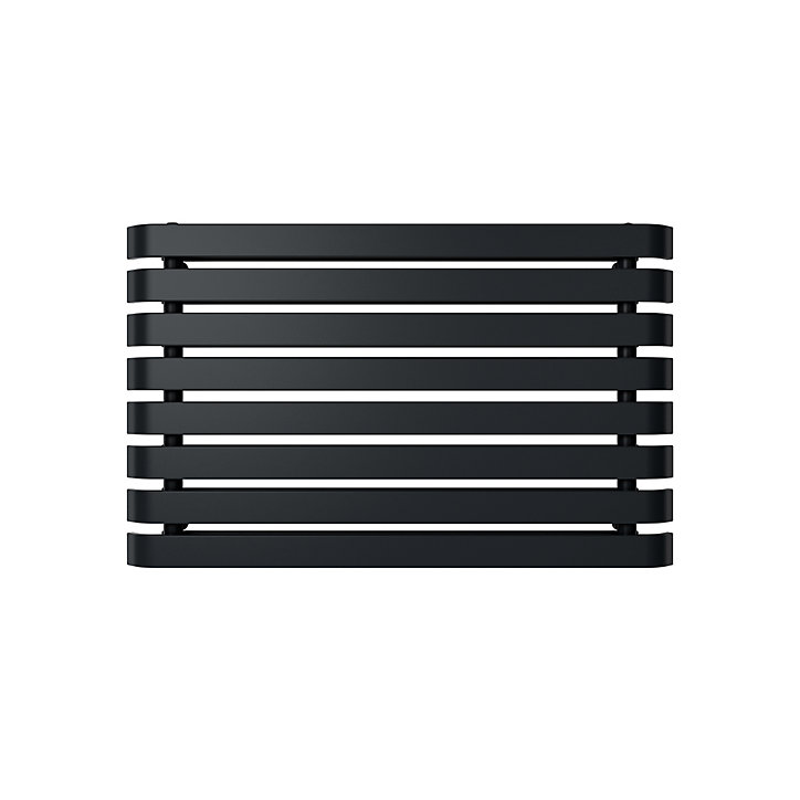Radiateur eau chaude GoodHome Wilsona Horizontal Anthracite 900 W