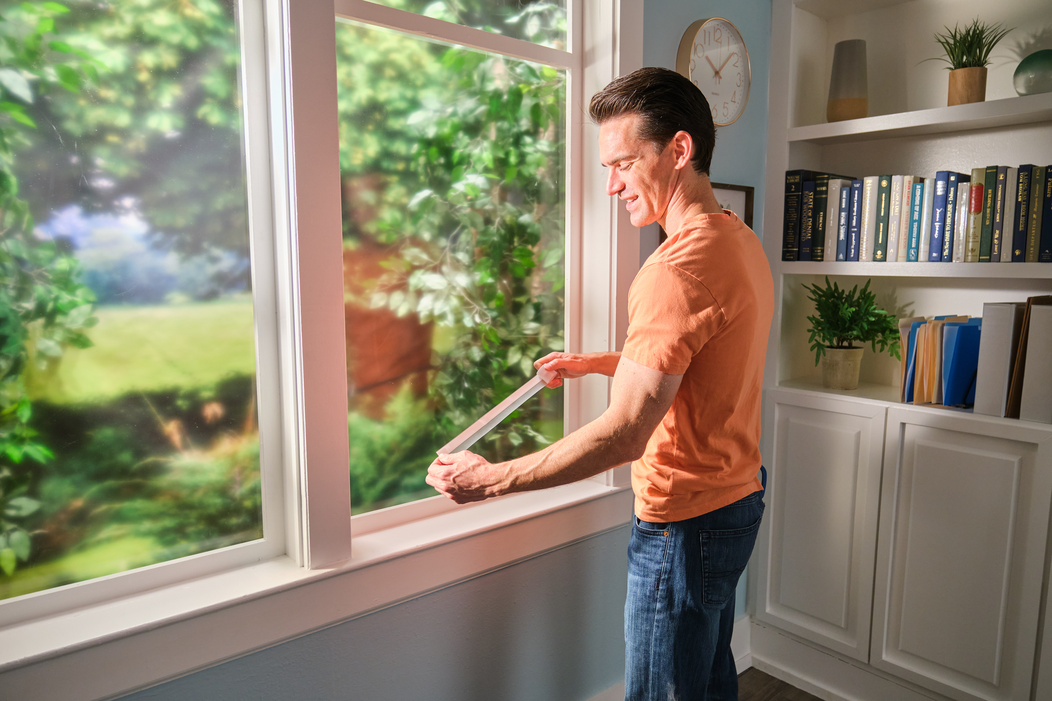 (3.5cmx5m) Insulation Strip Zugluft Stopper Klebeband Abdichtung Zuschneidbare Isolierung für Fenster / Türen (VVASLCIND0020) - Transparent
