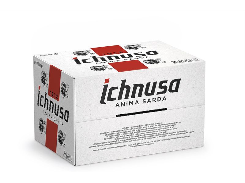 Ichnusa Bier Anima sarda 24 x 0.33 l Italienisches Lagerbier