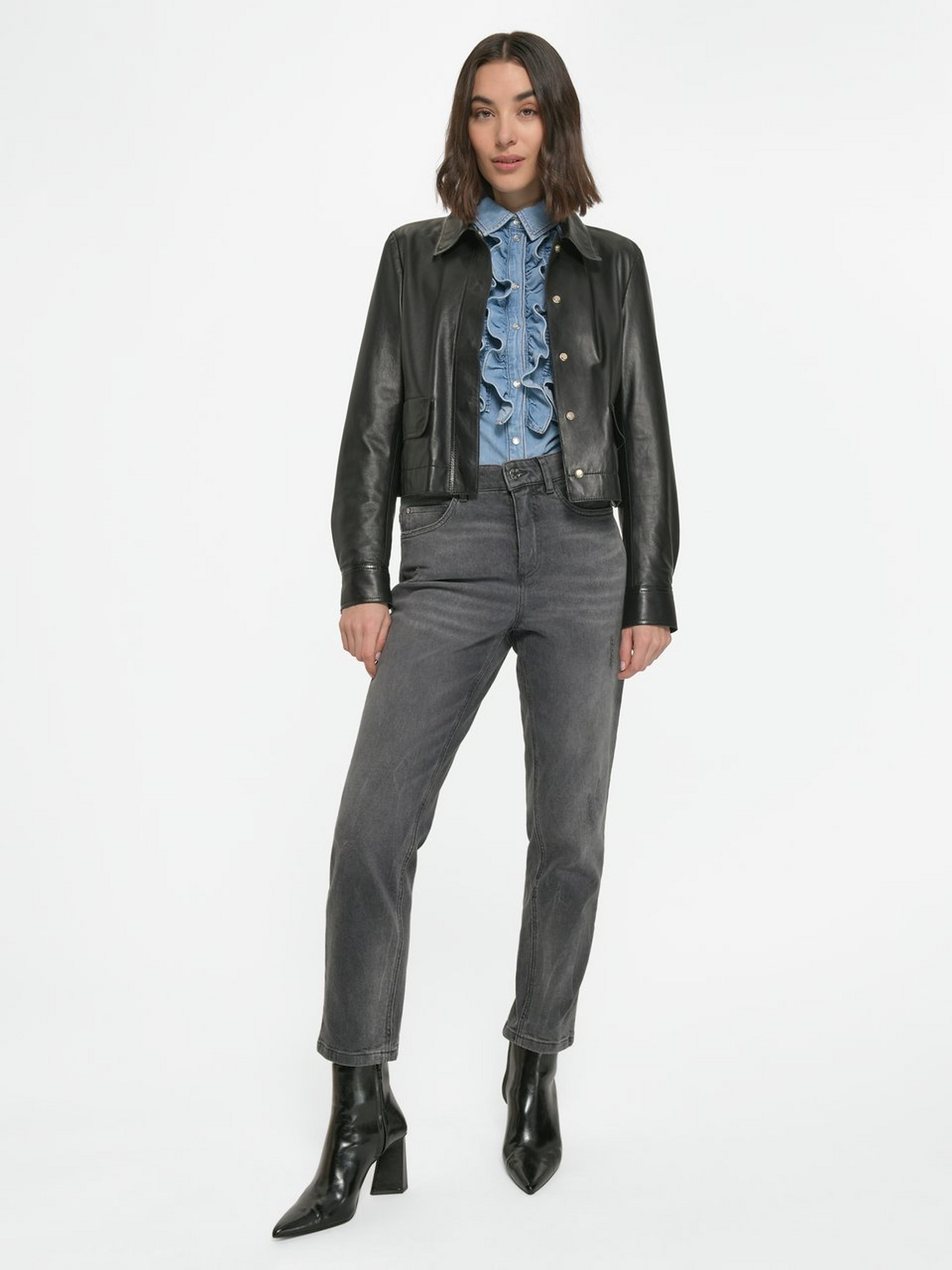 Jeansbluse