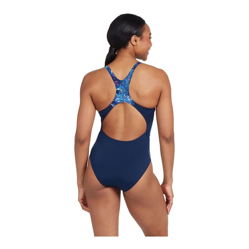 Zoggs ACTIONBACK - Maillot de bain 1 pièce Femme catalyst print