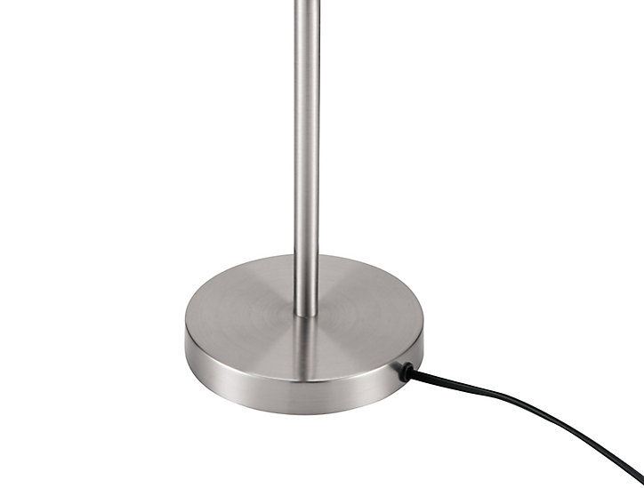 Pied de lampe à poser Guiterne E27 42W H.35cm argent