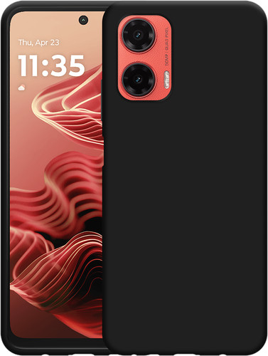 Just in Case Soft Design Motorola Moto G35 Back Cover Zwart