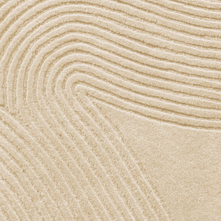 Bolia Zen Shaped vloerkleed 250x333 lichtgrijs