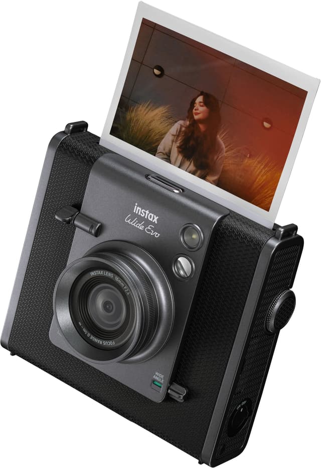Fujifilm Instax Wide Evo instant camera (sort)