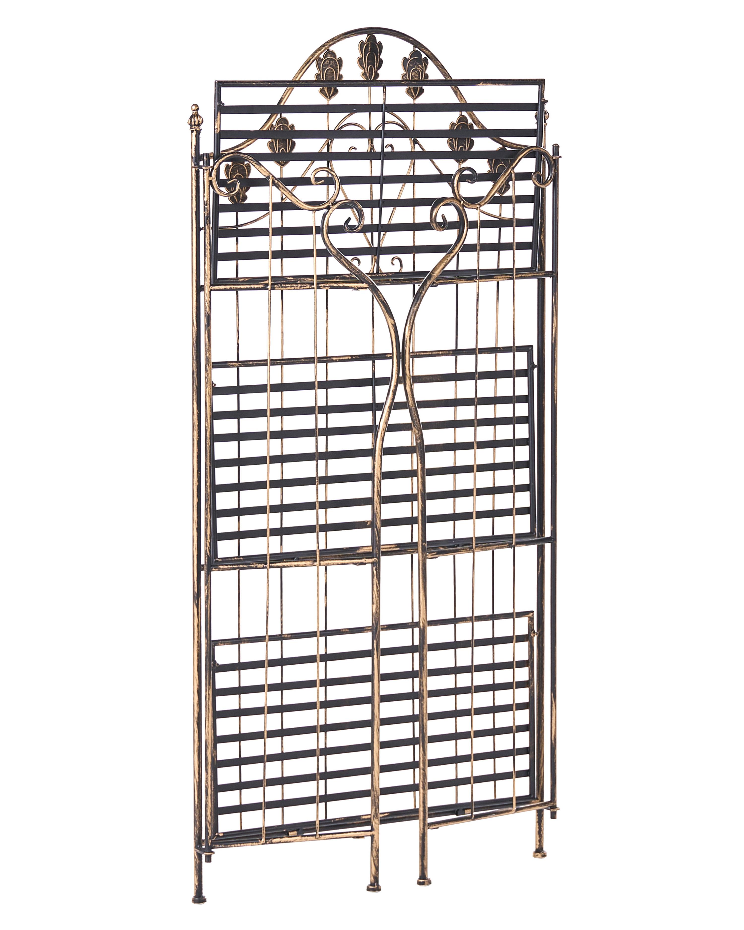 Rek VISANO Metaal 59 cm 30 cm Zwart