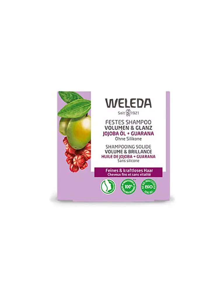 WELEDA Festes Shampoo Volumen und Glanz 50g keine Farbe