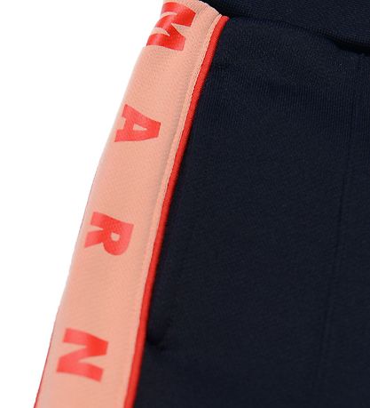 Marni Jogginghosen - Navy m. Koralle
