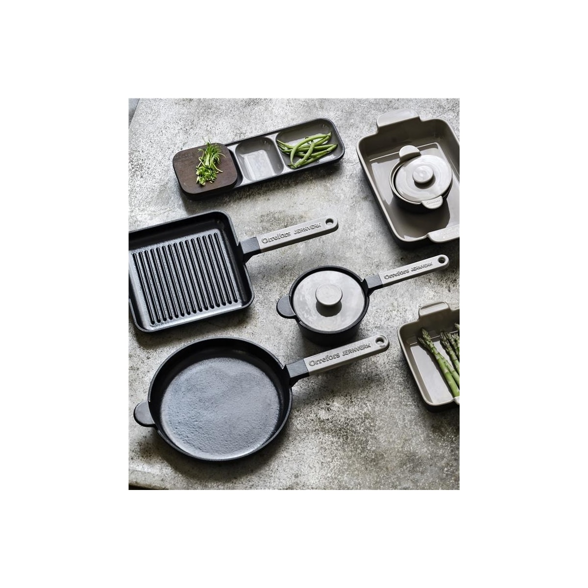 Orrefors Jernverk, Minigryta 2-Pack, Svart