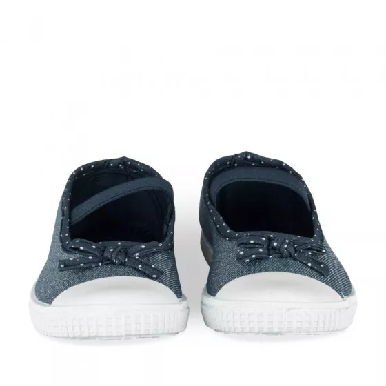 Baskets BLEU LOVELY SKULL