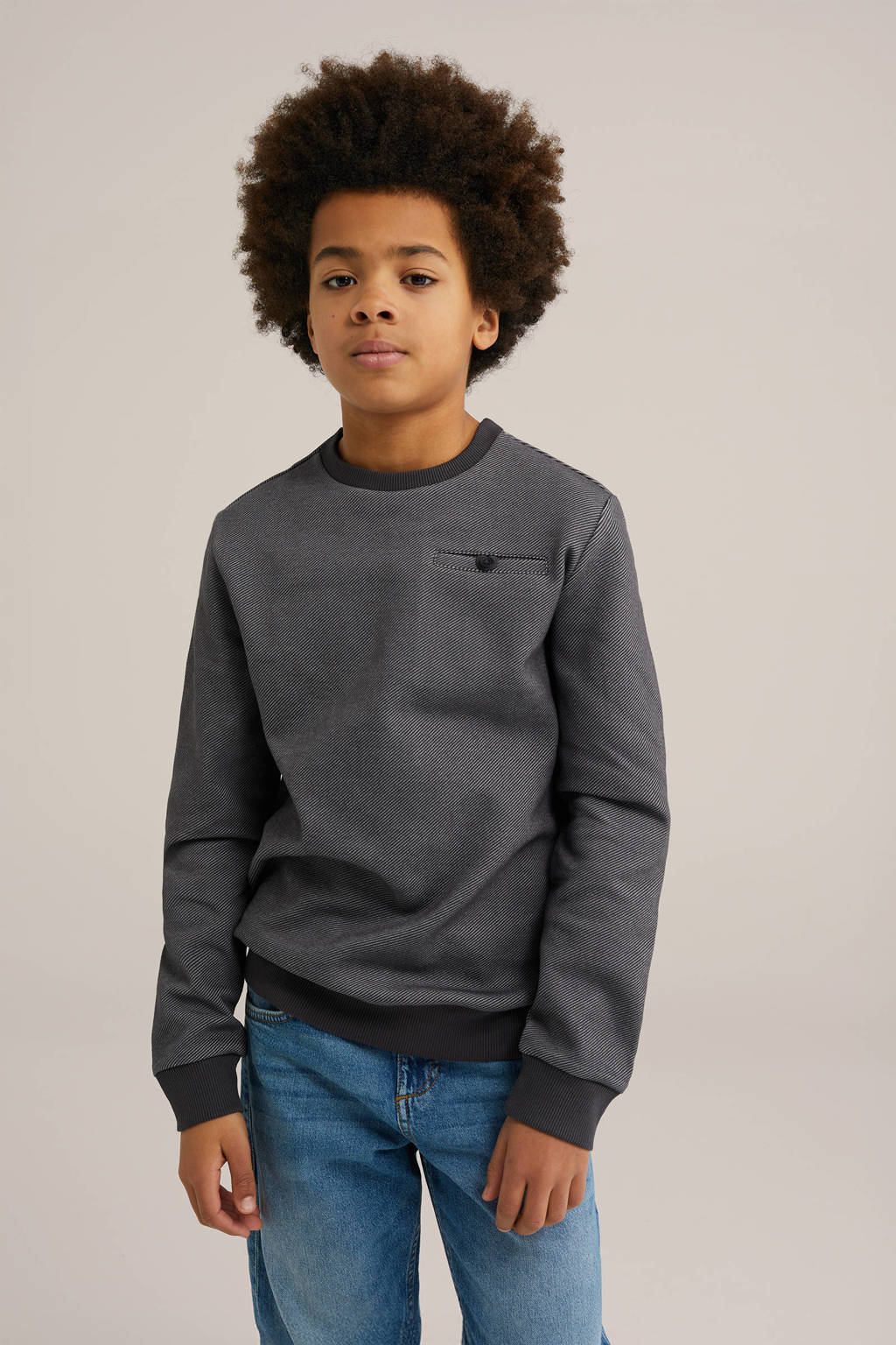 WE Fashion sweater bruin