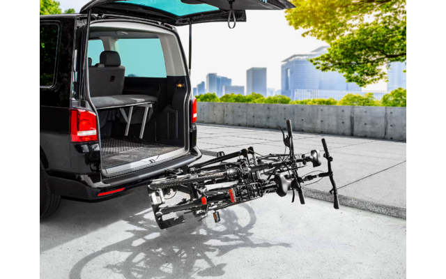 EUFAB Kupplungs-Fahrradträger PROBC2+ für 2 Fahrräder, E-Bike geeignet