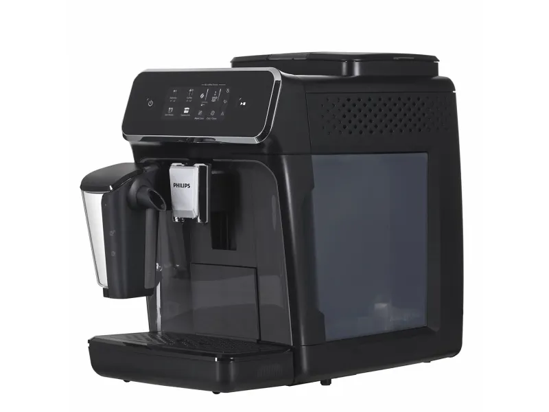 Philips Series 2300 EP2334 - Automatisk kaffemaskine med mælkeskummer - 15 bar - sort/skinnende kashmirgrå