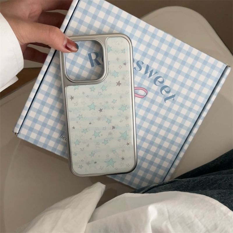 Elliure - Star telefoonhoesje - iPhone 16 Pro Max / 16 Pro / 16 Plus / 16 / 15 Pro Max / 15 Pro / 15 Plus / 15 / 14 Pro Max / 14 Pro / 14 Plus / 14 / 13 Pro Max / 13 Pro / 13 / 13 Mini