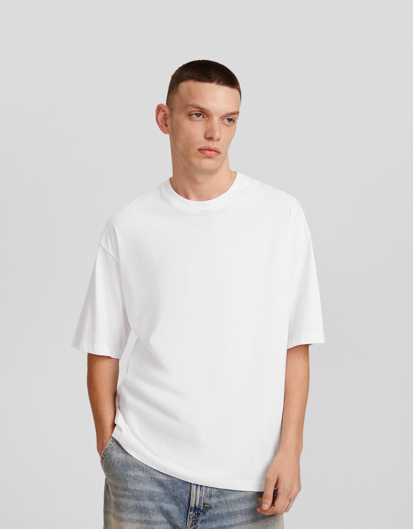 Camiseta de manga curta oversized