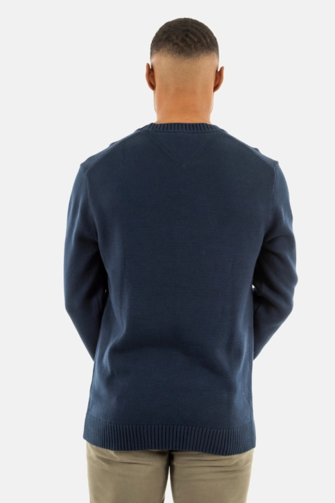 Pull leger tommy jeans slim essntls c1g dark night navy