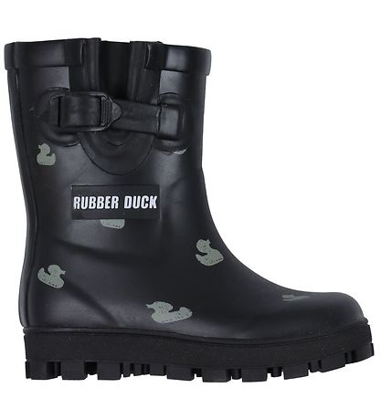 Rubber Duck GummiStøvler - Sort m. Logo