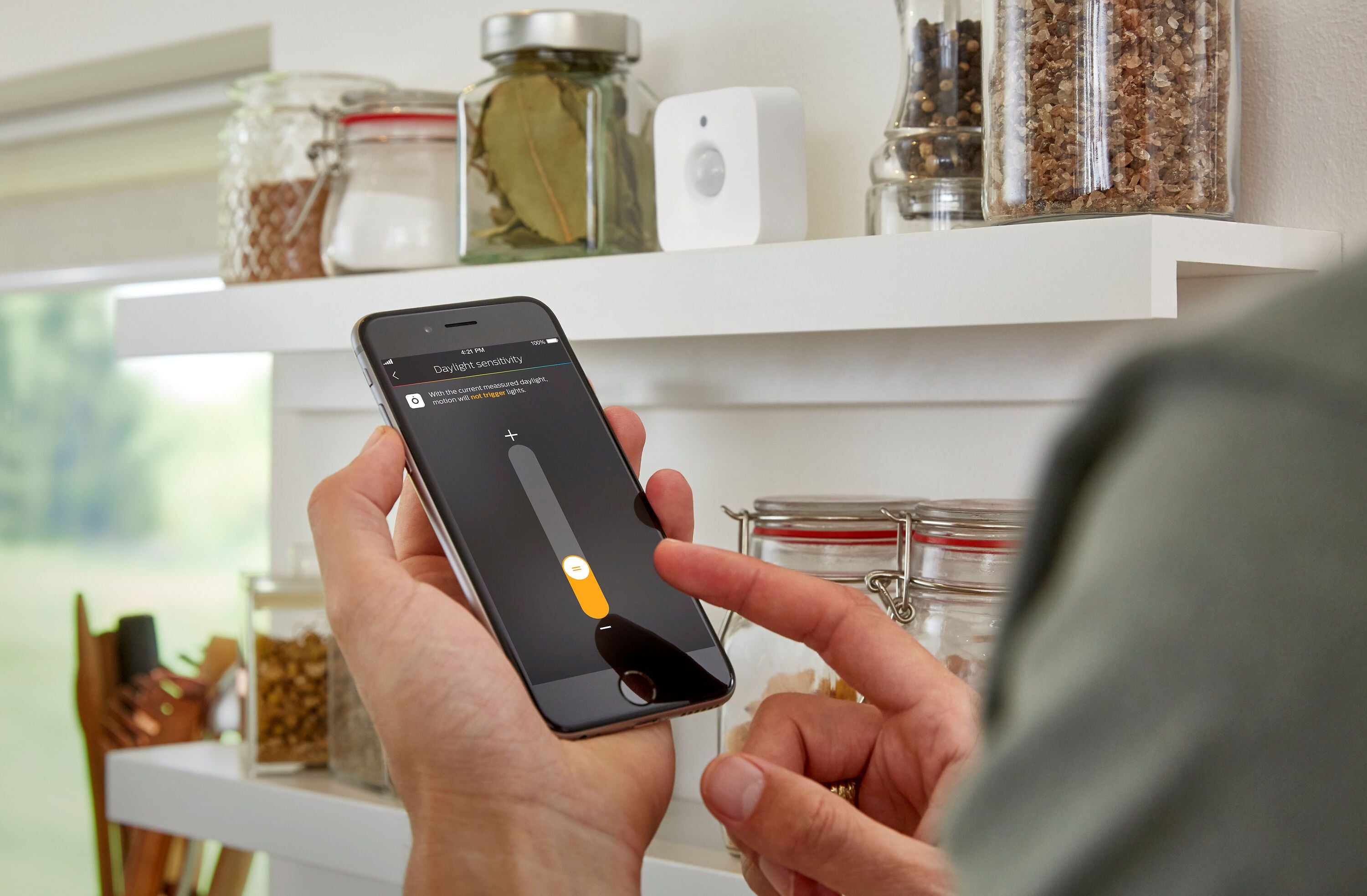 Philips hue MOTION SENSOR Bewegungssensor - Weiss / B: 5.5 cm x T: 2.0 cm x H: 5.5 cm