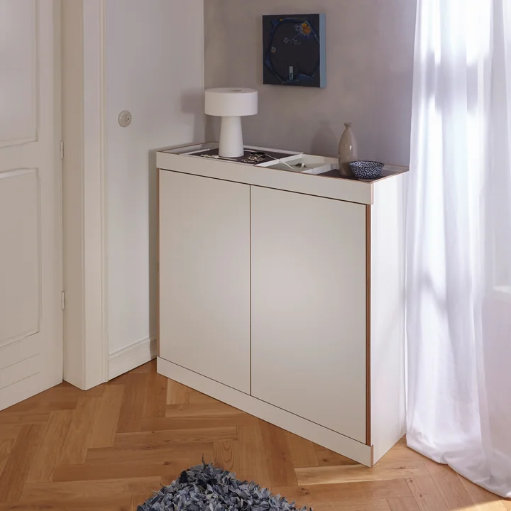 Müller Small Living - Flai Kommode mit Türen, weiss