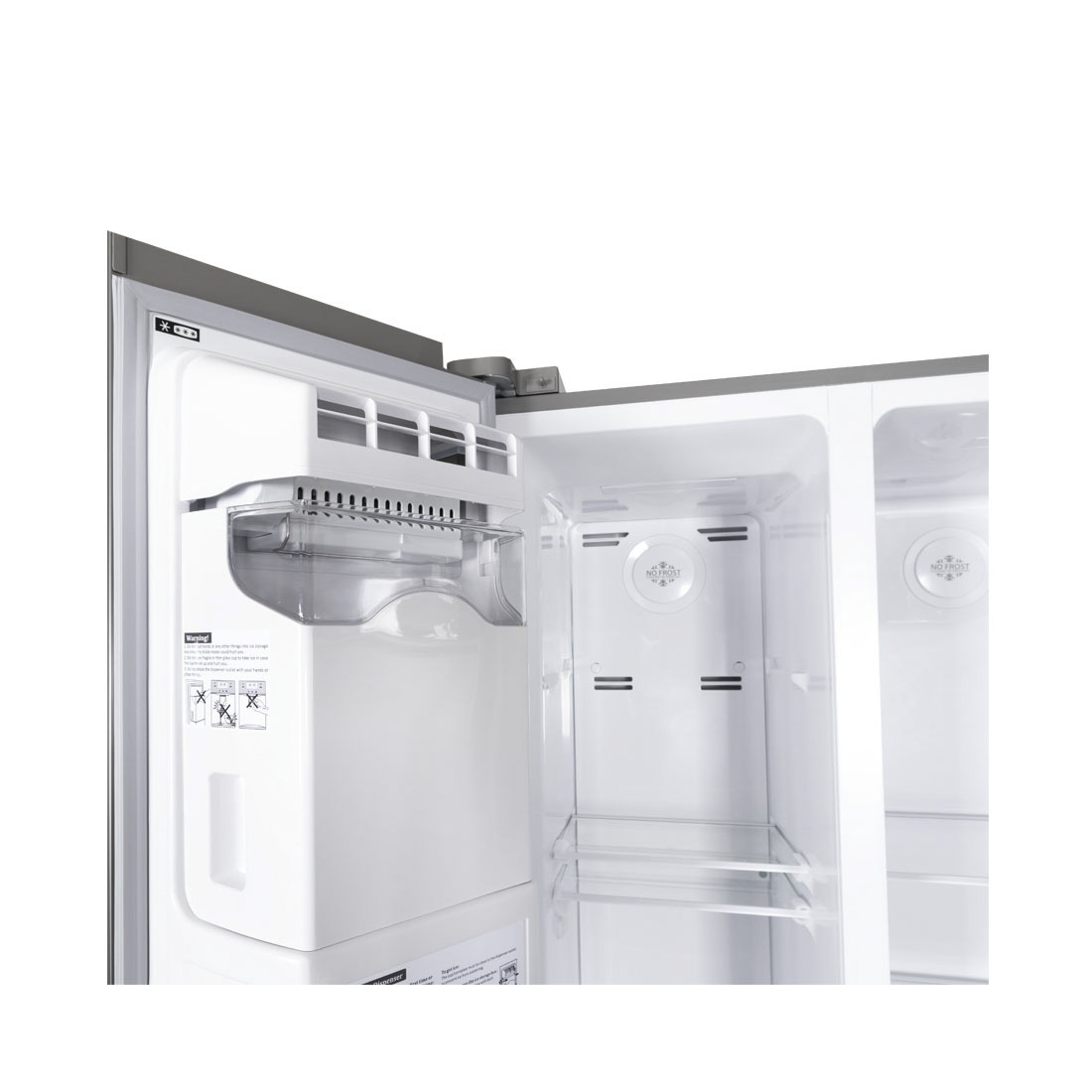 Kibernetik FC513 Food Center Side by Side mit Icemaker 513 Liter, NoFrost