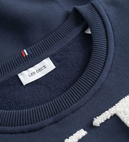 Les Deux Sweatshirt - Encore Boucl? - Dark Navy/Ivory