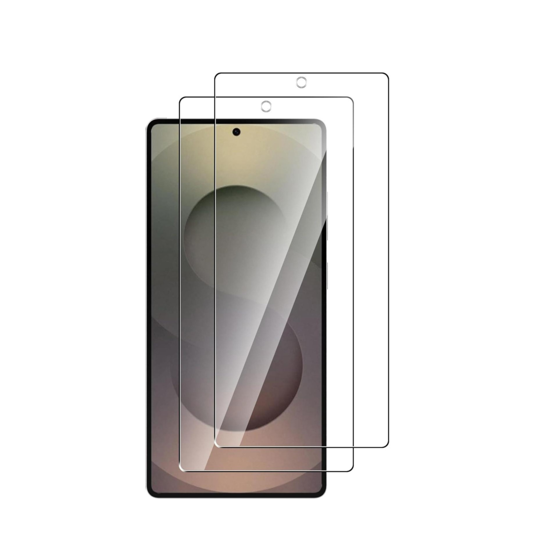 (2er Set) Samsung Galaxy S25 Ultra Panzer Glas Displayschutz Case Friendly