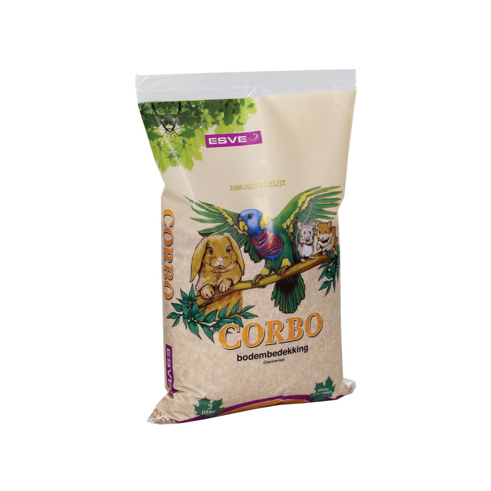 Litière a bases de maïs corbo 3 litres - 1 kg