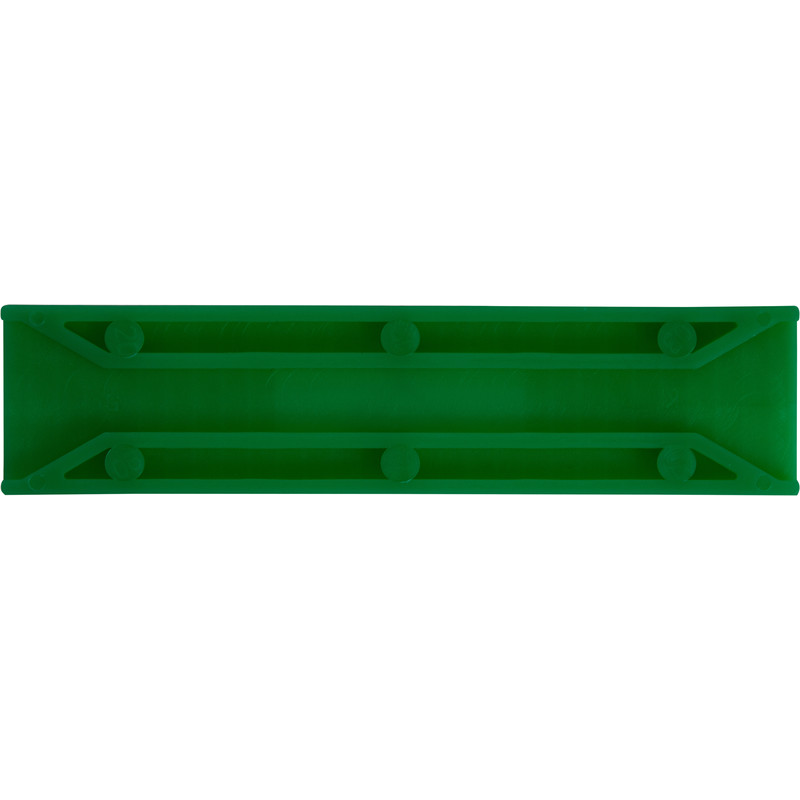 Kunststof tunnelblokje 24x5mm Groen