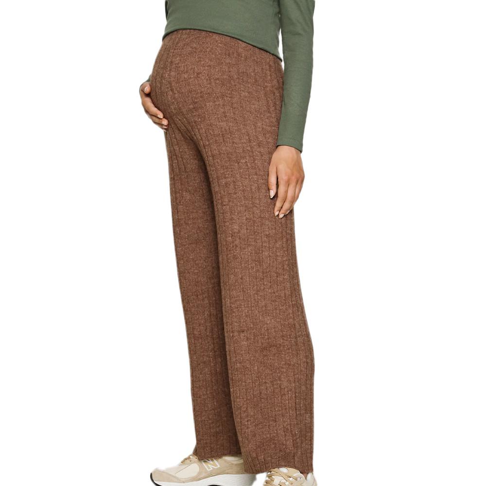 Vero Moda Maternity Pantalon Marron Femme Vero Moda Marternity Lefile Loose