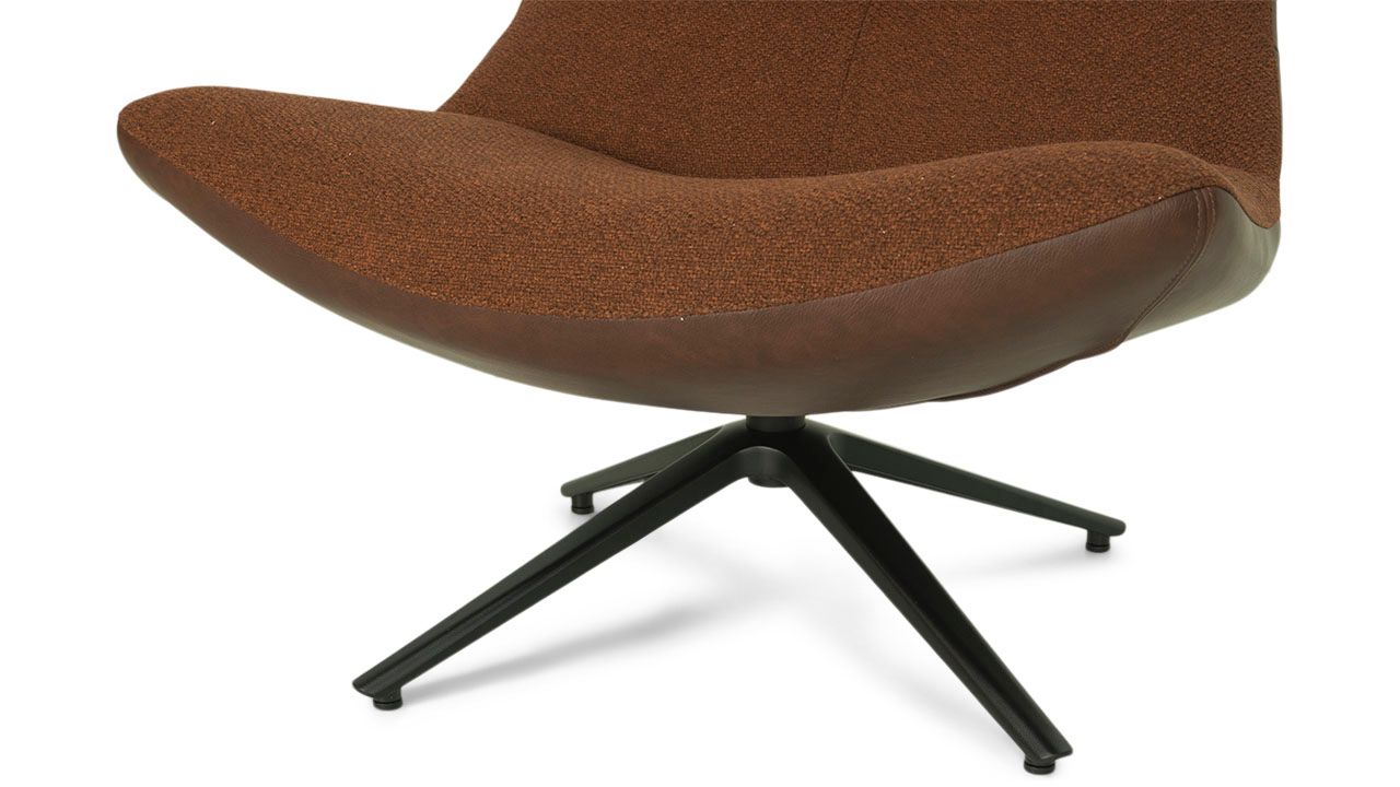 Draaifauteuil Lowie B83 x D83 x H96 cm