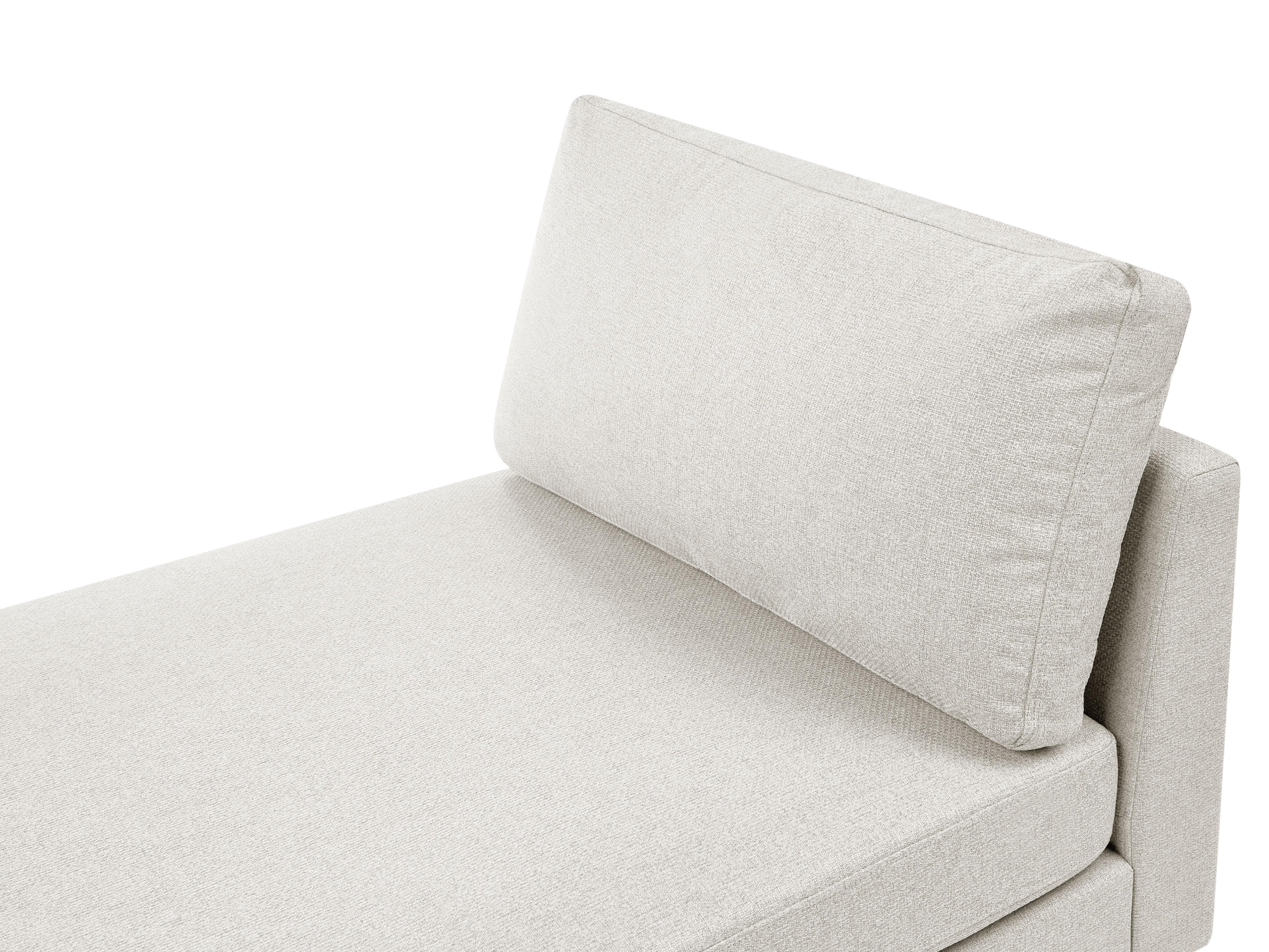 Chaise longue ARCHIANE Stof Lichtbeige