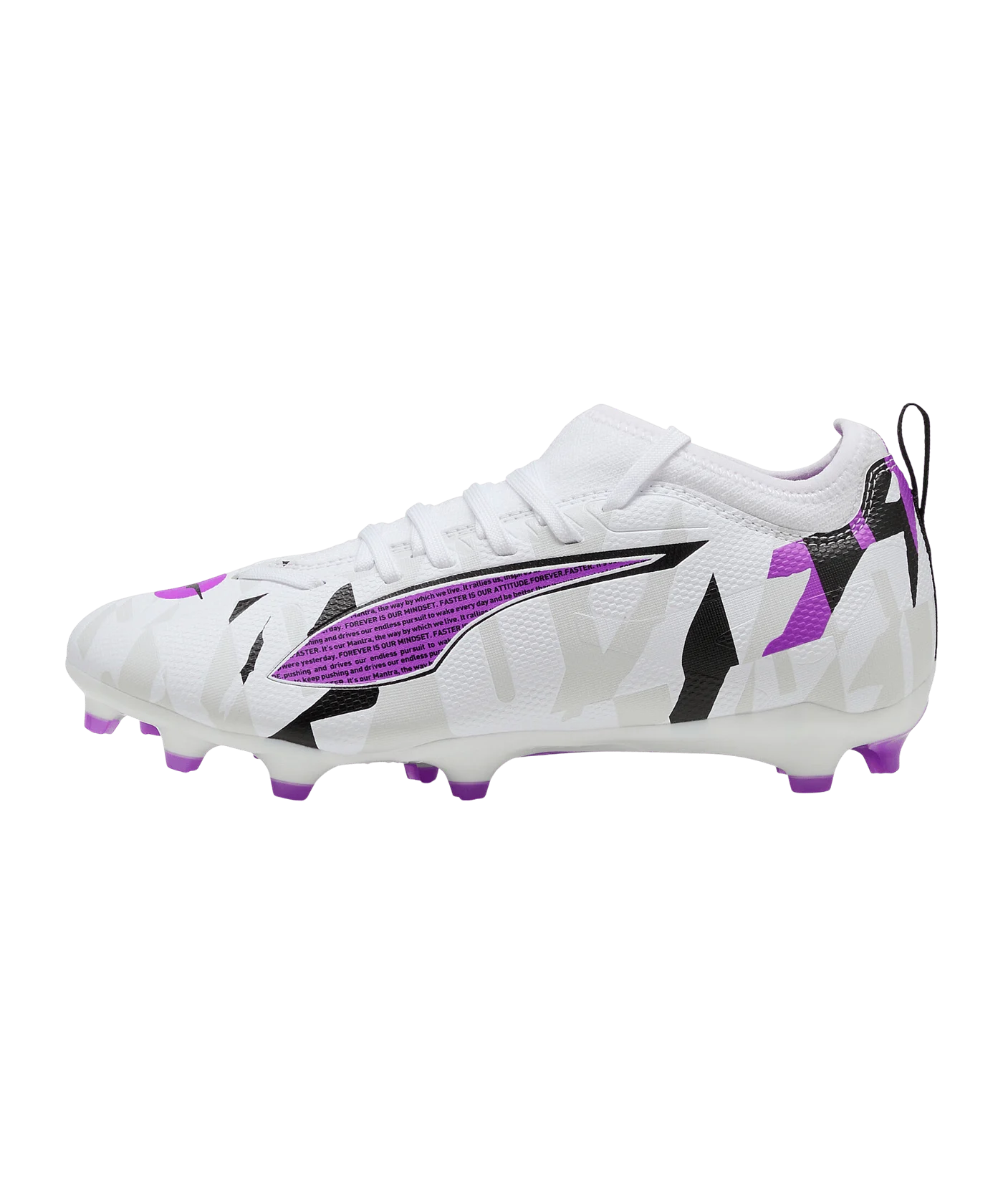 PUMA ULTRA 5 Match FG/AG Forever Kids Weiß F01