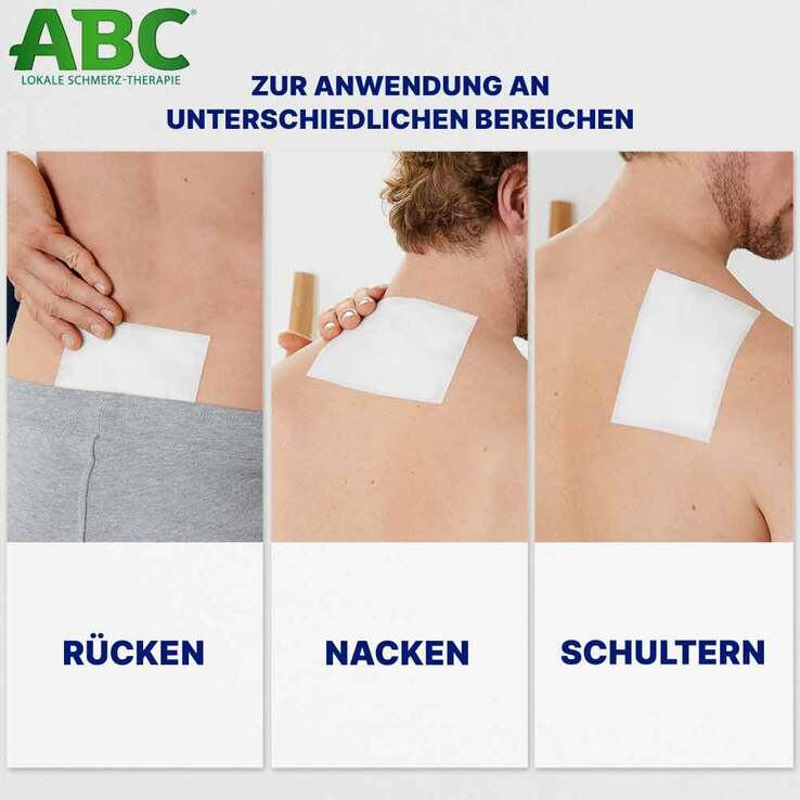 ABC Wärme-Pflaster sensitive-Vlies Hansaplast med, 2 St