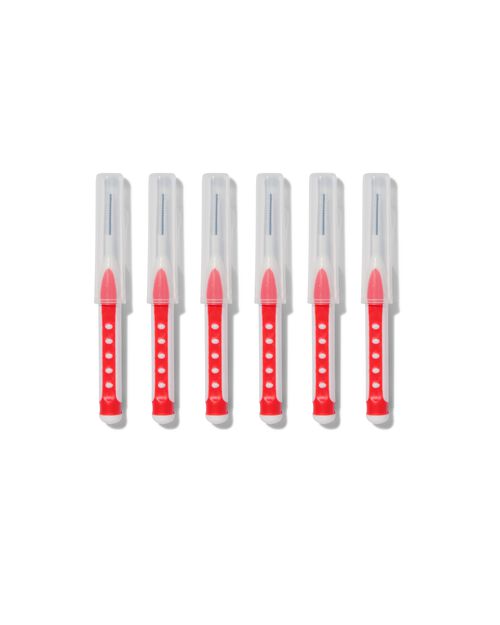 6 brossettes interdentaires 2.4mm