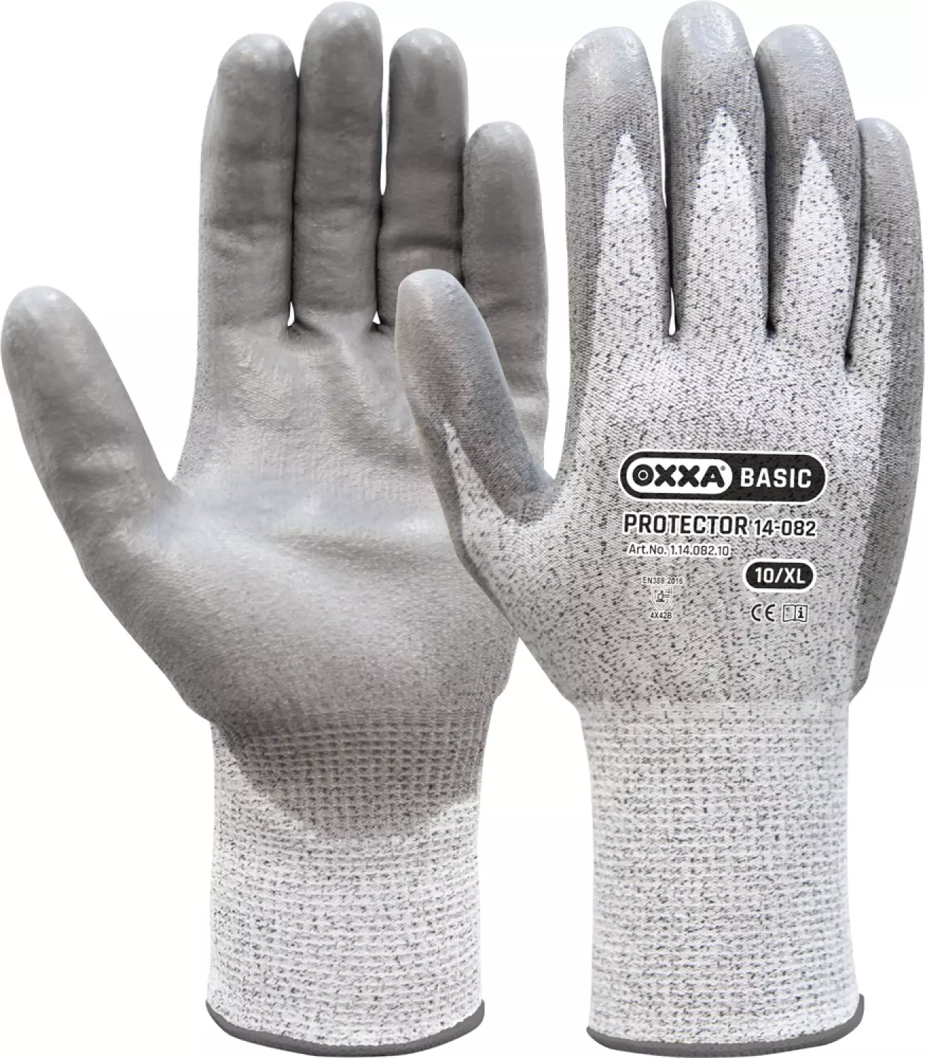 Oxxa 14-082 Protector Cut B Werkhandschoenen - Grijs - 10/XL