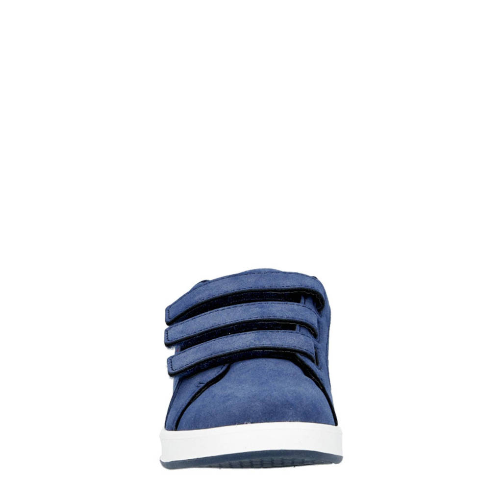 Ralph Lauren Heritage Court III Schoolkind suède sneakers blauw