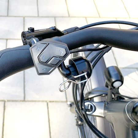 E-BIKE Glocke Linksmontage  schwarz