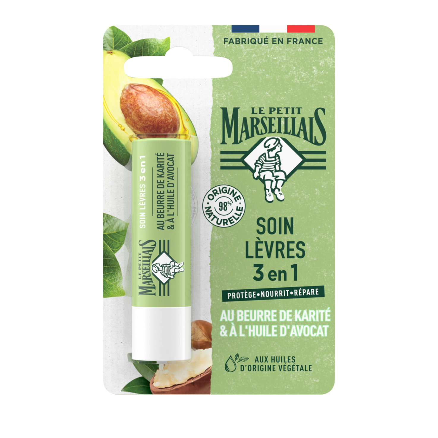 Le Petit Marseillais 3in1 Lippenpflege